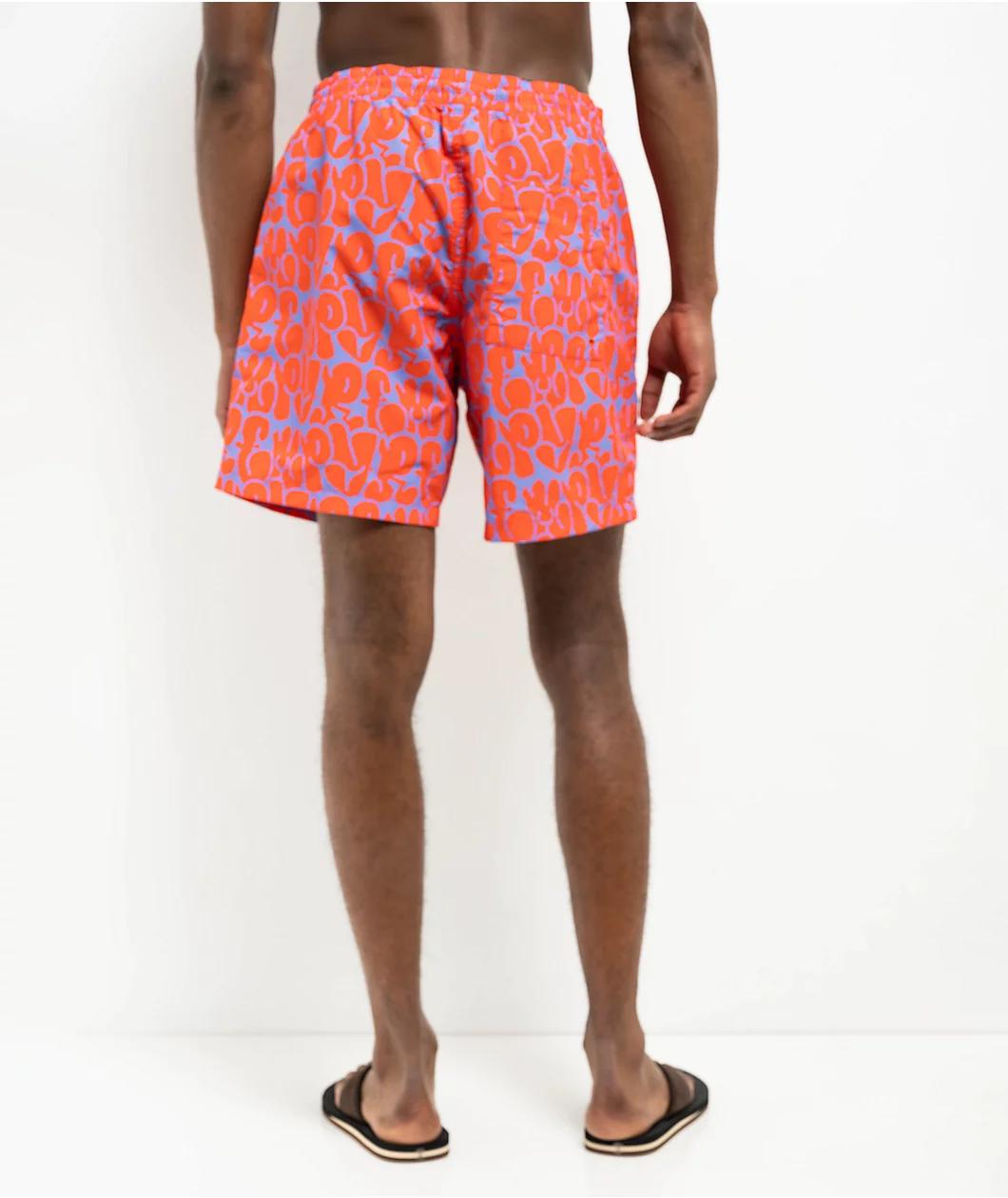 Broken Promises Underworld Tan Mesh Shorts Product Image