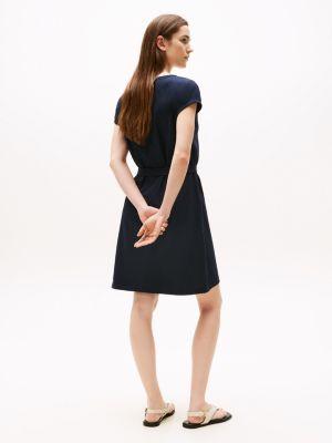 Belted Stretch T-Shirt Dress Product Image