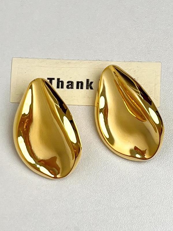 Geometric Shiny Earrings Accessories Product Image