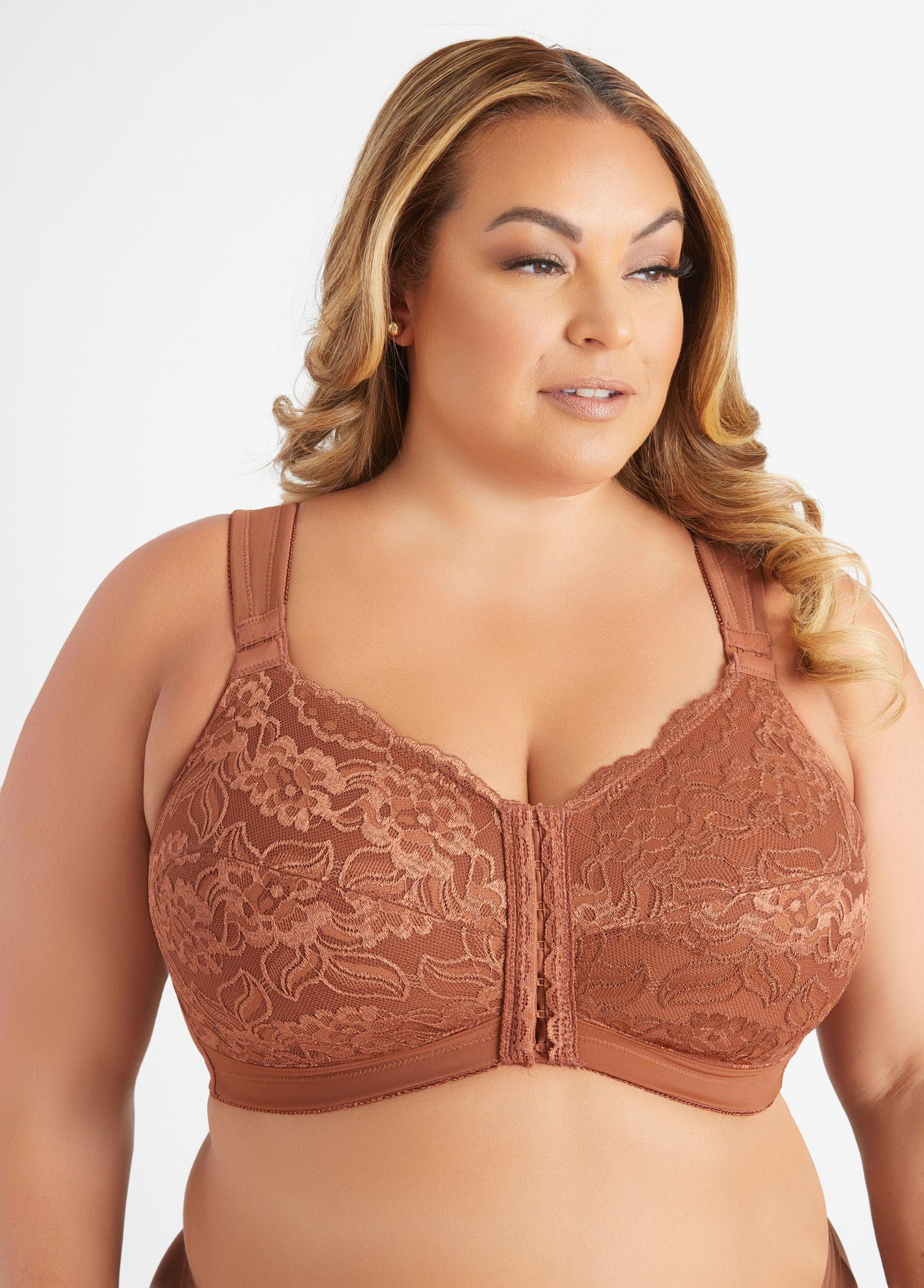 Front Close Wireless Posture Bra Product Image