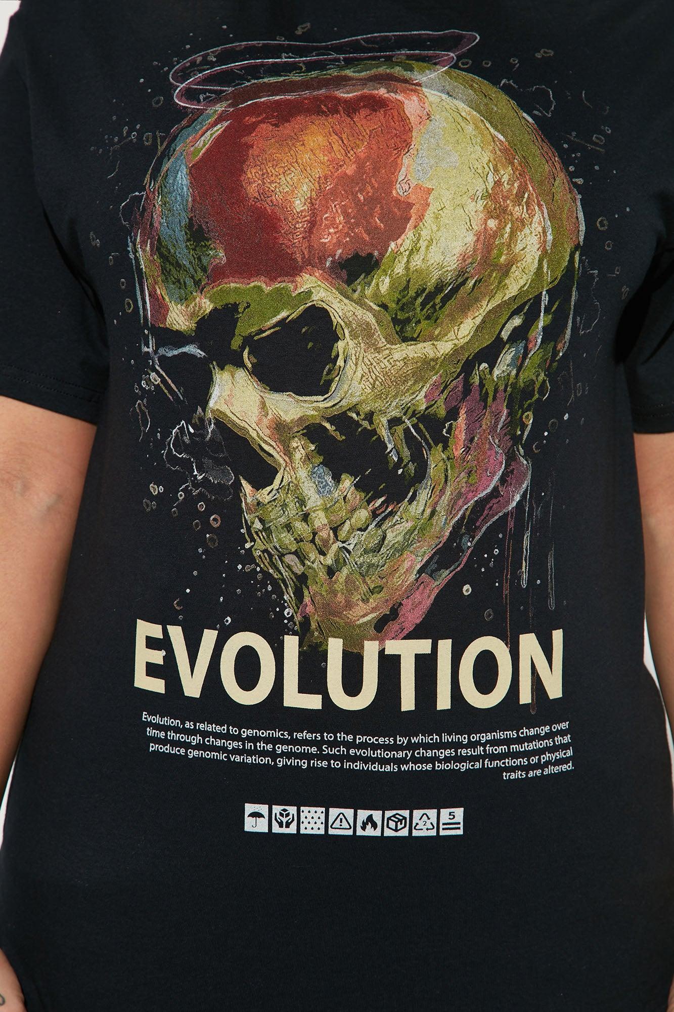 Evolution Graphic T-Shirt - Black Product Image