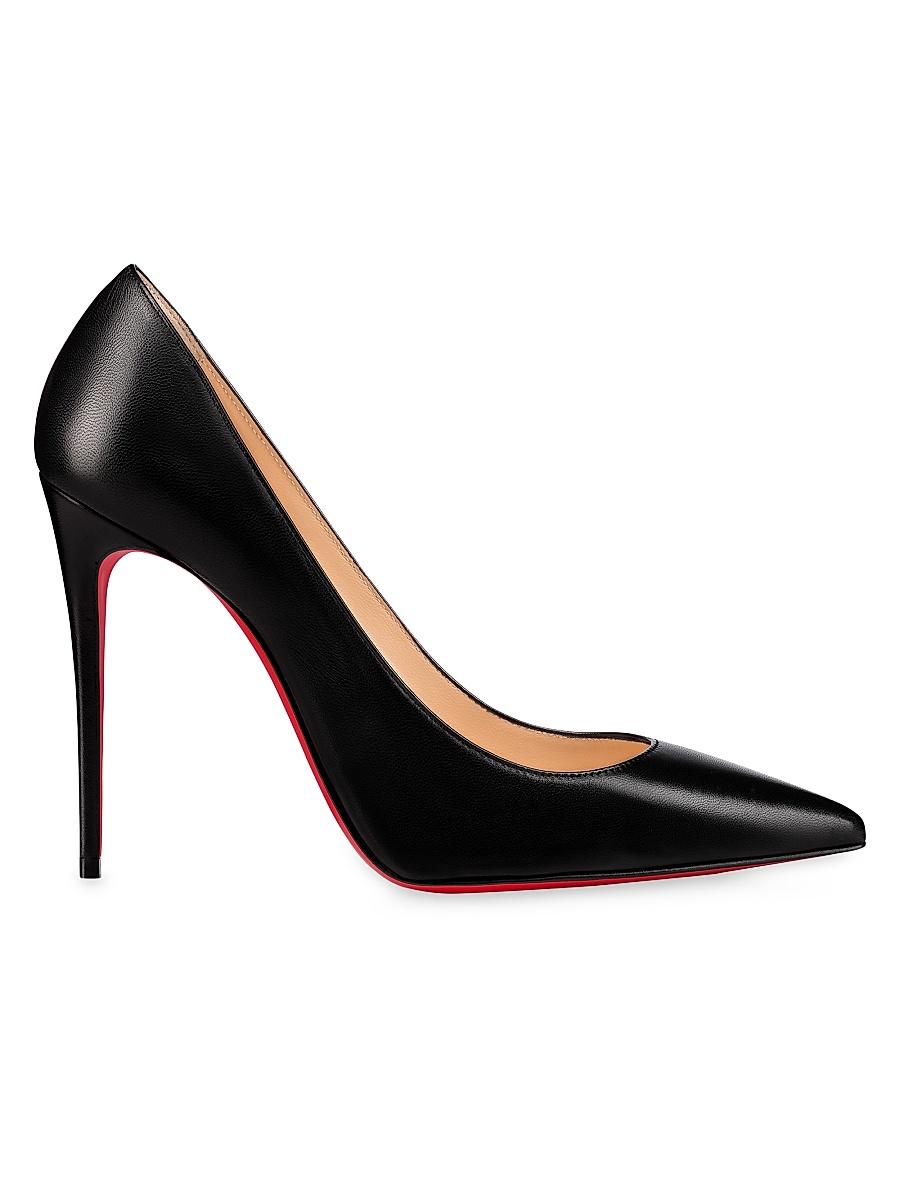 Womens Kate 100MM Leather Pumps Product Image