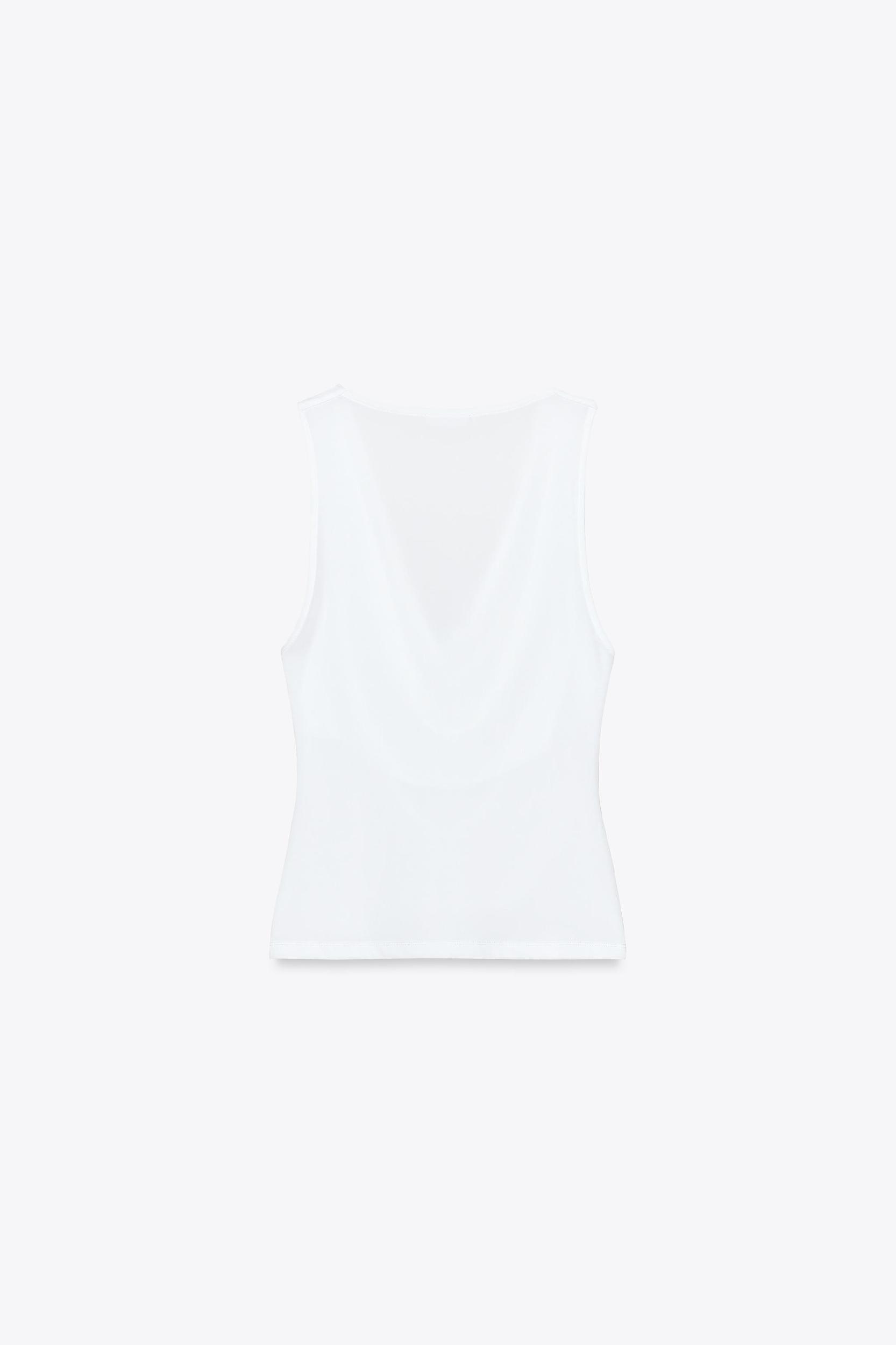 FLOWY DRAPED TOP Product Image