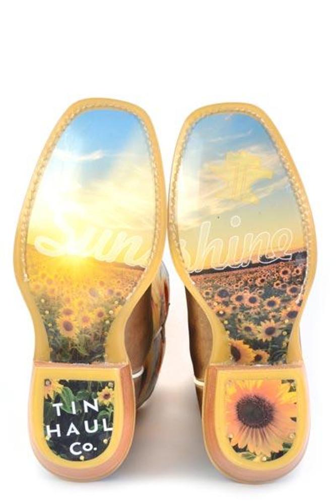 SALE Tin Haul® Ladies' Tan Follow the Sun Cutter Toe Boots Product Image