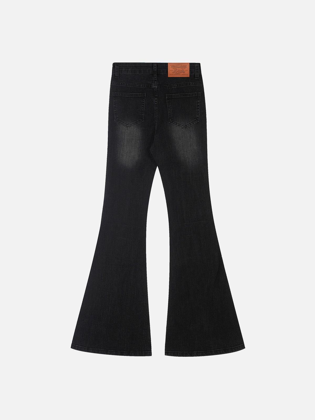 Aelfric Eden Drawstring Washed Bootcut Jeans Female Product Image