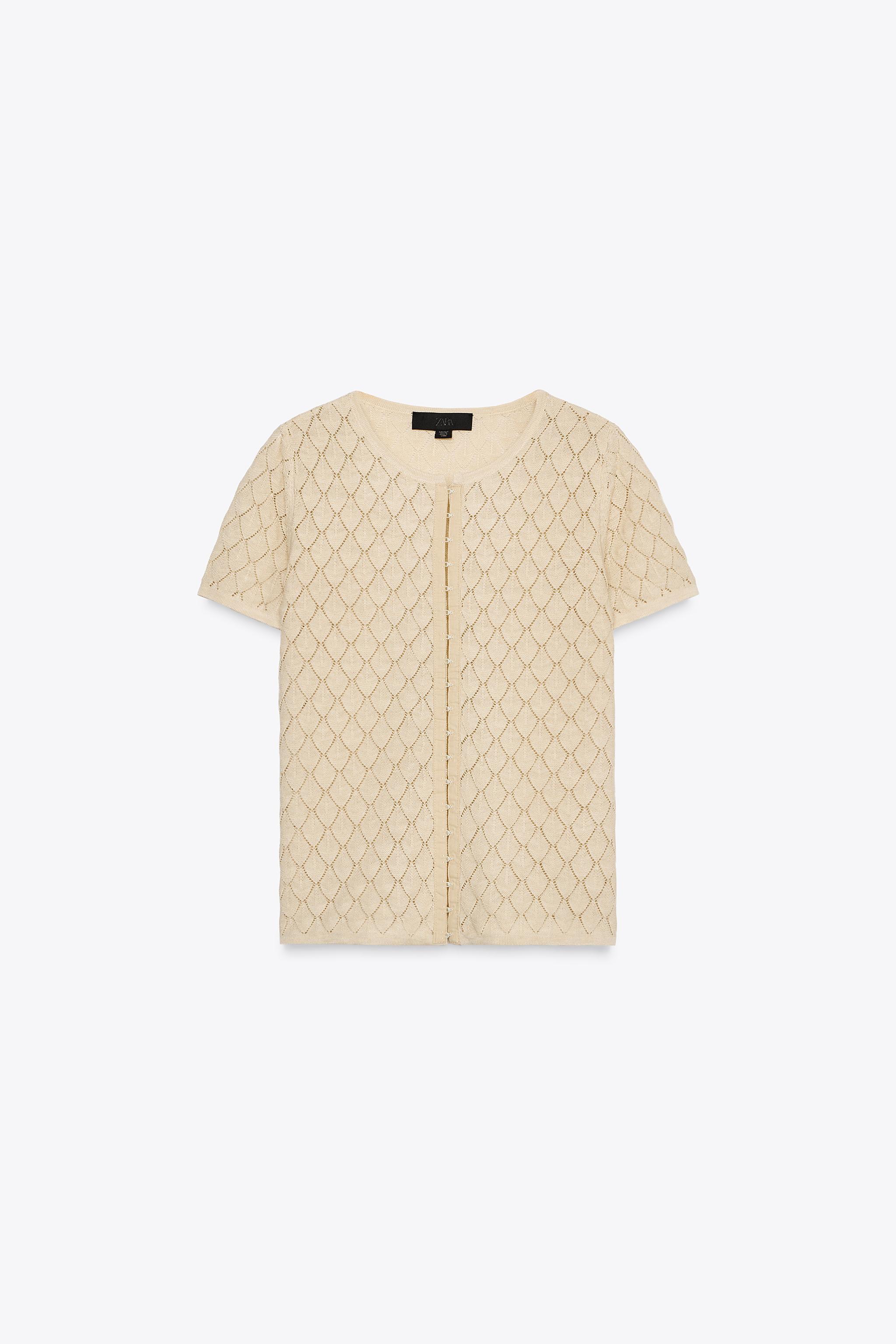 TEXTURED KNIT TOP Product Image