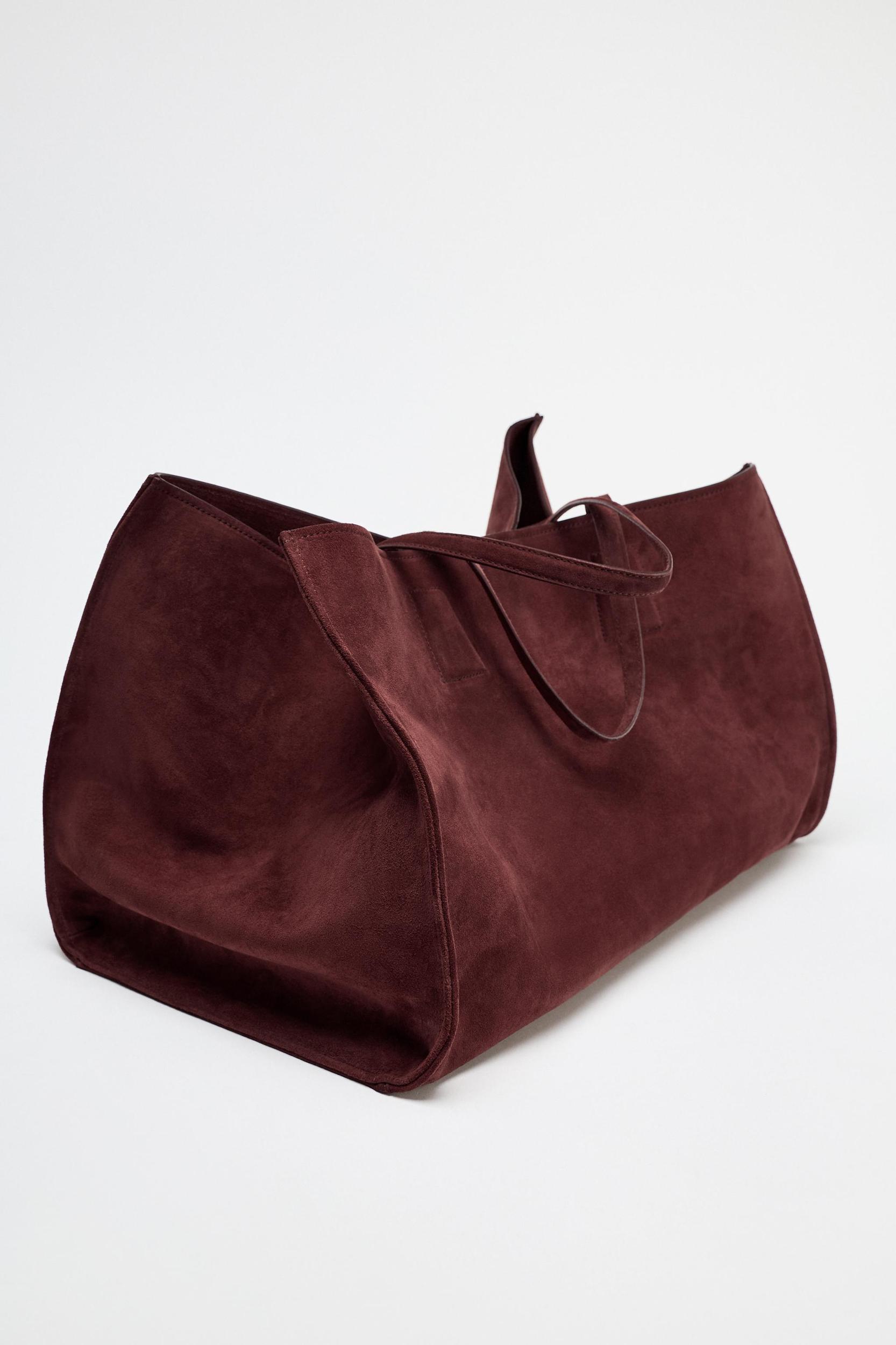 LEATHER MAXI SHOPPER Product Image