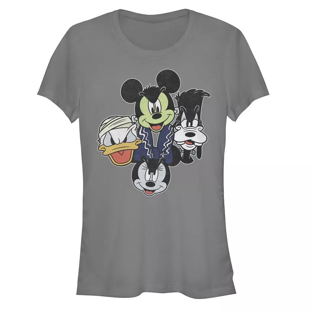 Disney's Mickey and Friends Juniors' Halloween Heads Graphic Tee, Women's,  Product Image