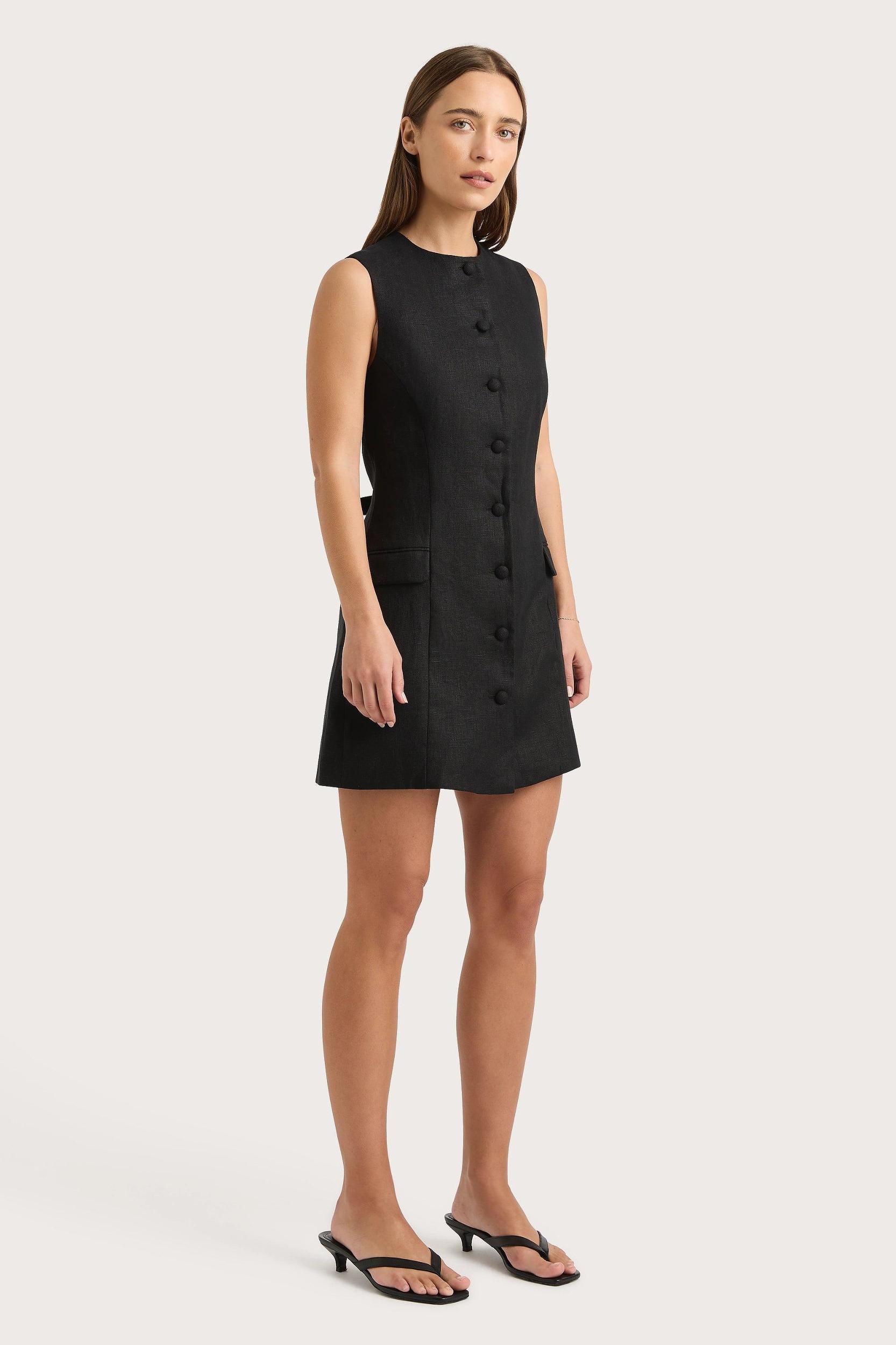 Jane Mini Dress Black - Final Sale Product Image