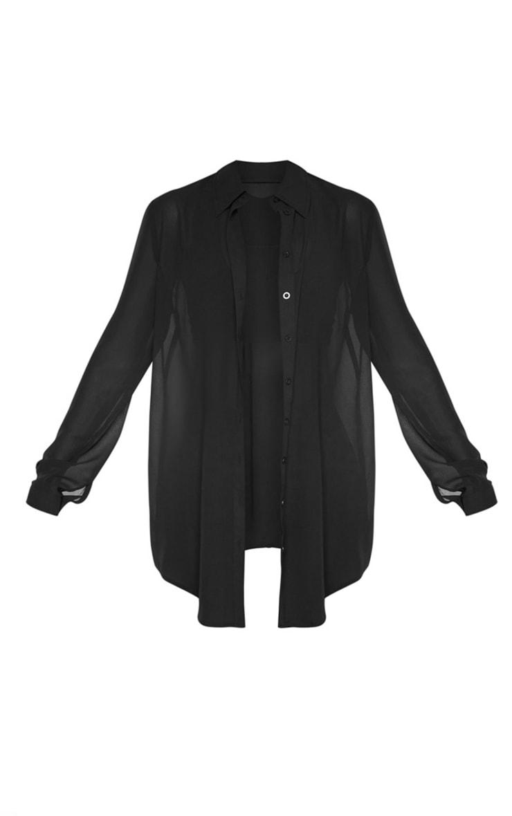 Black Beach Shirt Product Image