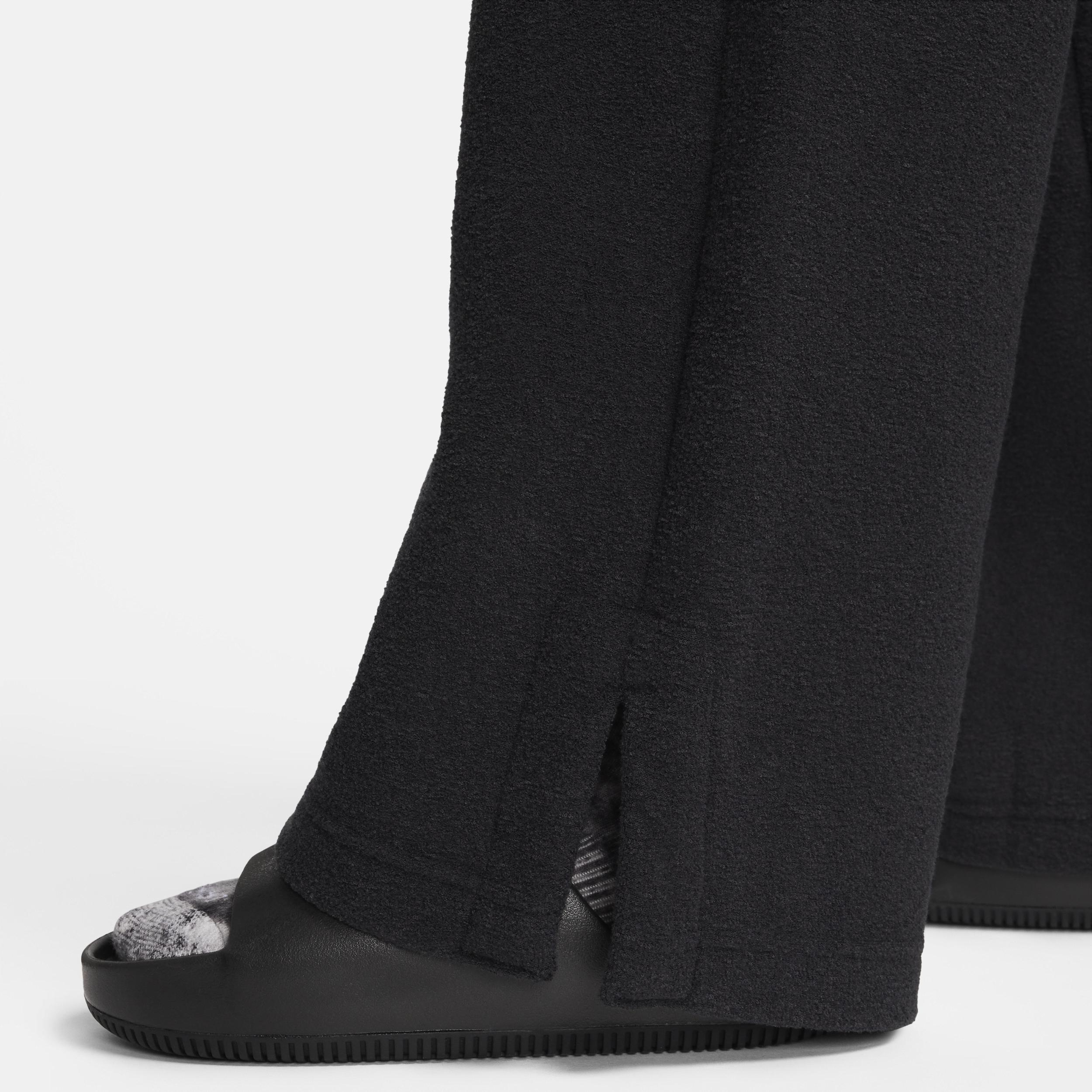 Womens Nike Sportswear Phoenix Plush High-Waisted Wide-Leg Cozy Fleece Pants | FN3622-010 Product Image