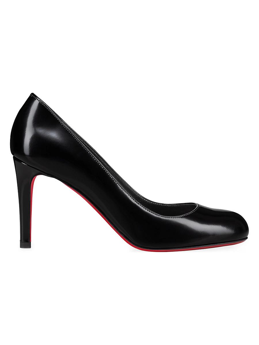Pumppie Abrasivato Red Sole Calfskin Leather Pumps Product Image