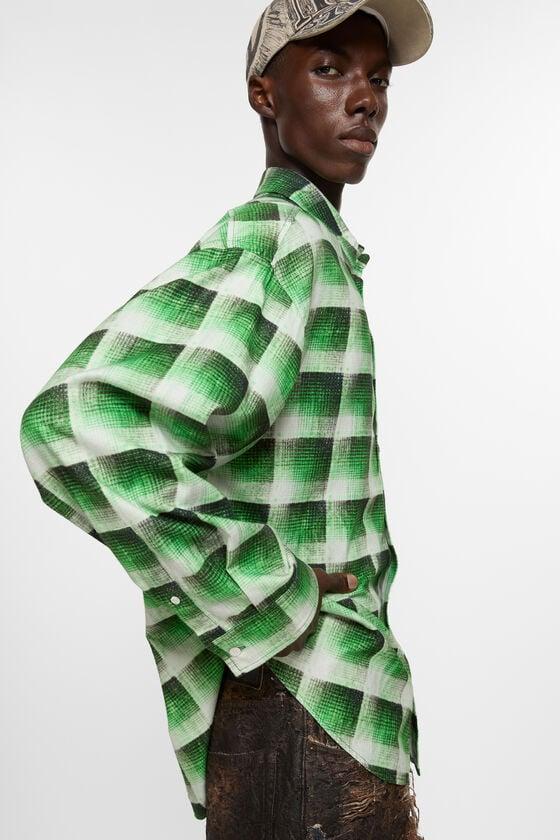 Check button-up shirt Product Image