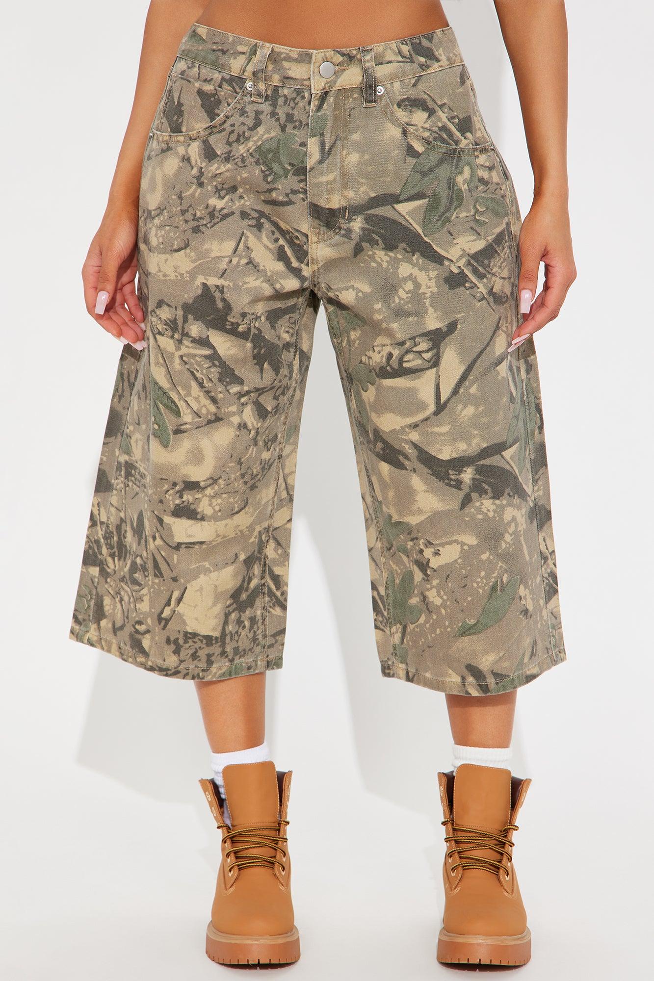 Next Level Tree Camo Bermuda Short - Khaki/combo Product Image