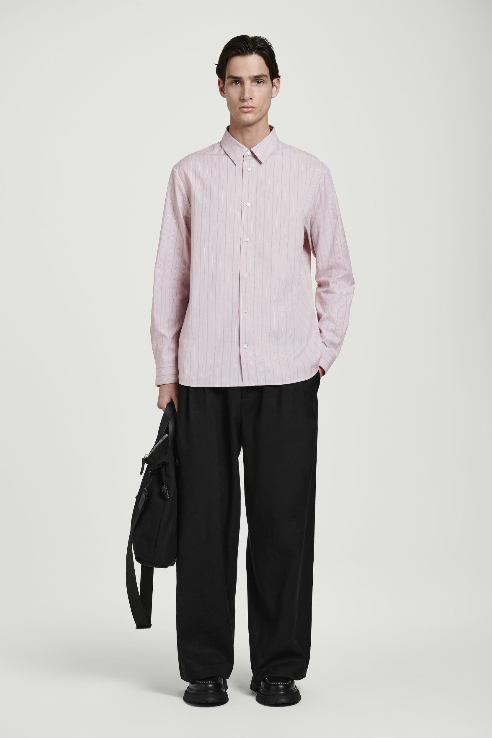 STRIPED COTTON SHIRT Product Image