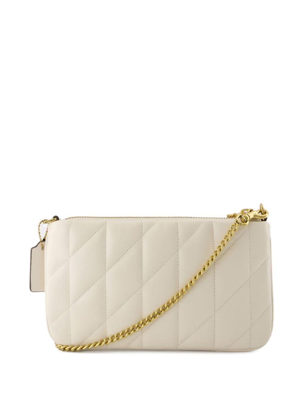 quilted leather clutch bag Product Image