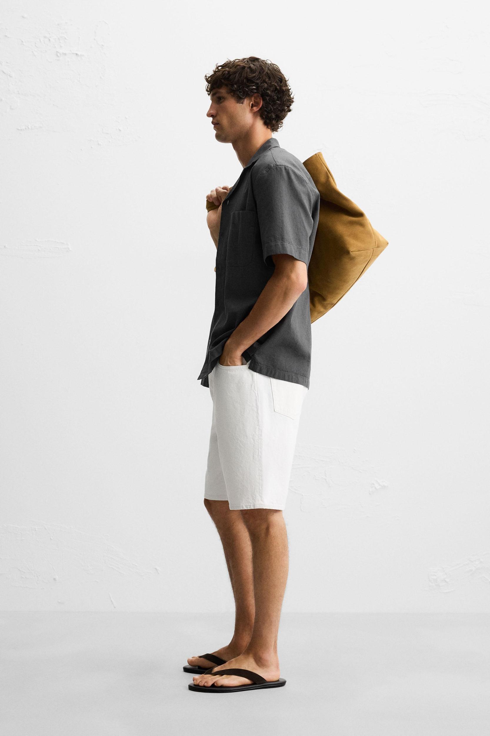 COTTON - LINEN SHIRT Product Image