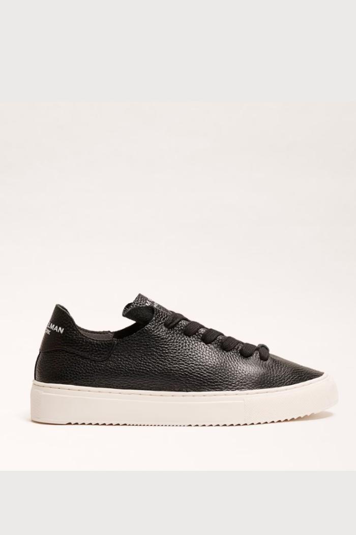 Poppy Lace Up Sneaker- Black Product Image