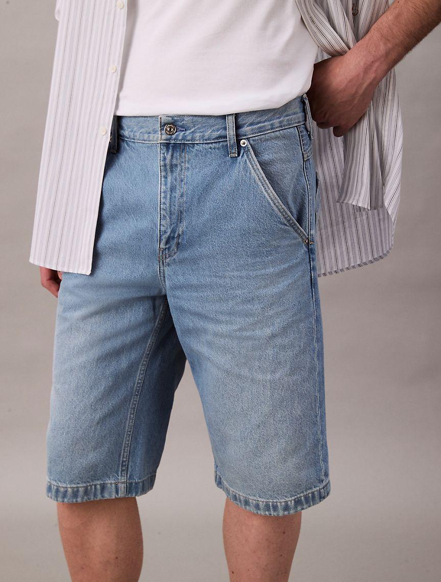 90s Denim Carpenter Shorts Product Image