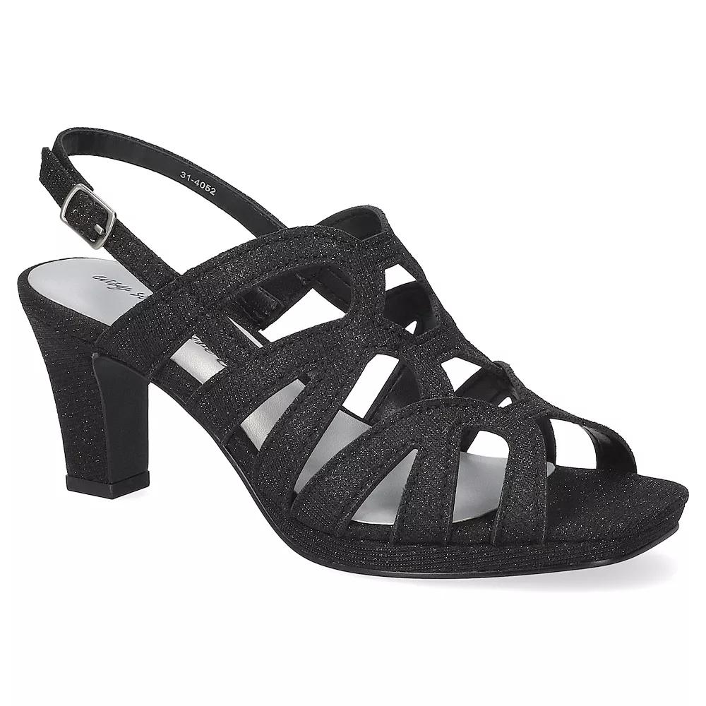 Easy Street Jetty Women's Slingback Heeled Platform Sandals,  Product Image