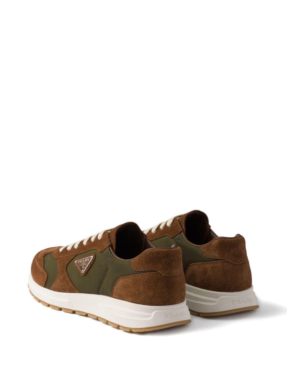 suede-panelled low-top sneakers Product Image