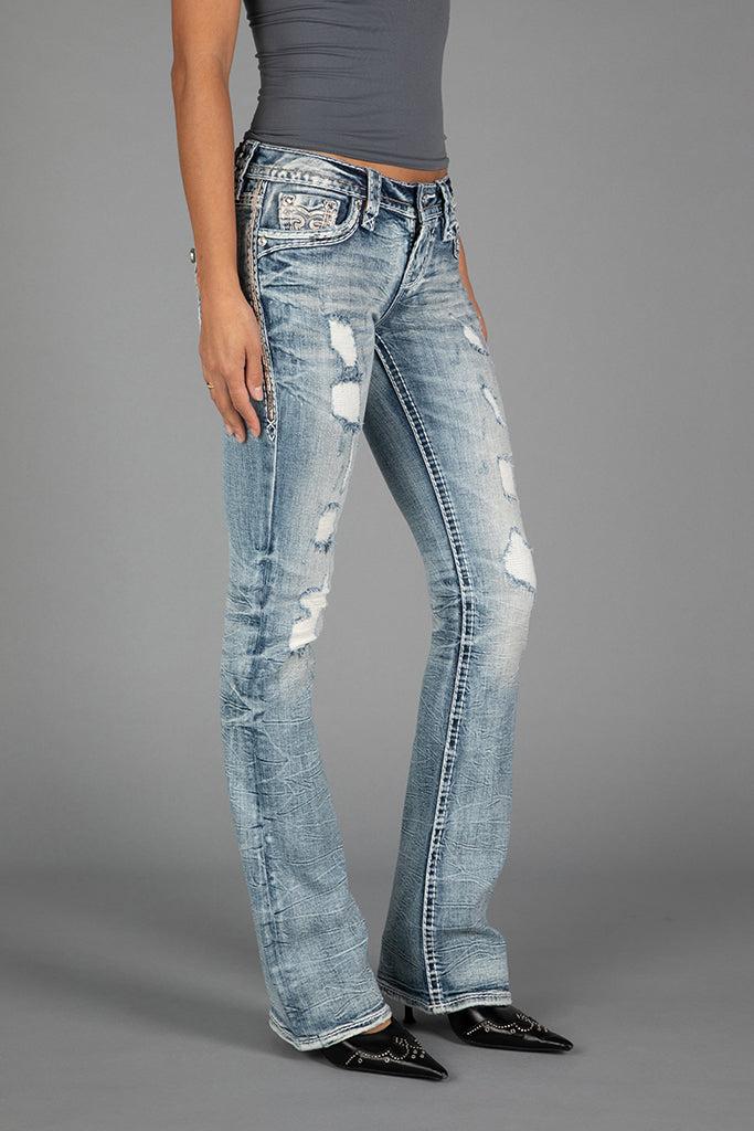 Talisa Low-Rise Bootcut Jeans Product Image