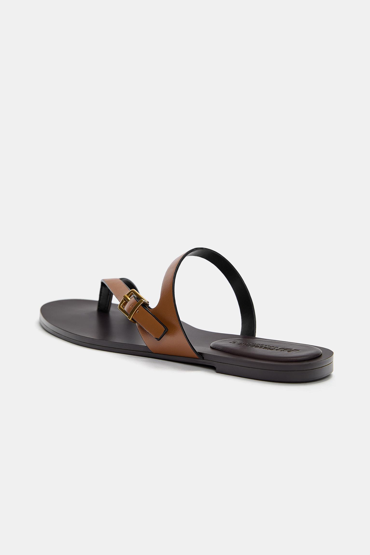 Flat sandals with straps Product Image