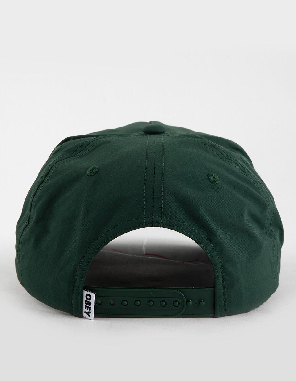 OBEY Tropical Snapback Hat - GREEN Product Image
