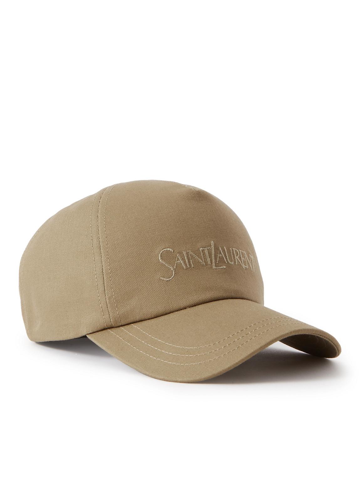 SAINT LAURENT Cotton And Linen Baseball Cap Men In Multicolor Product Image