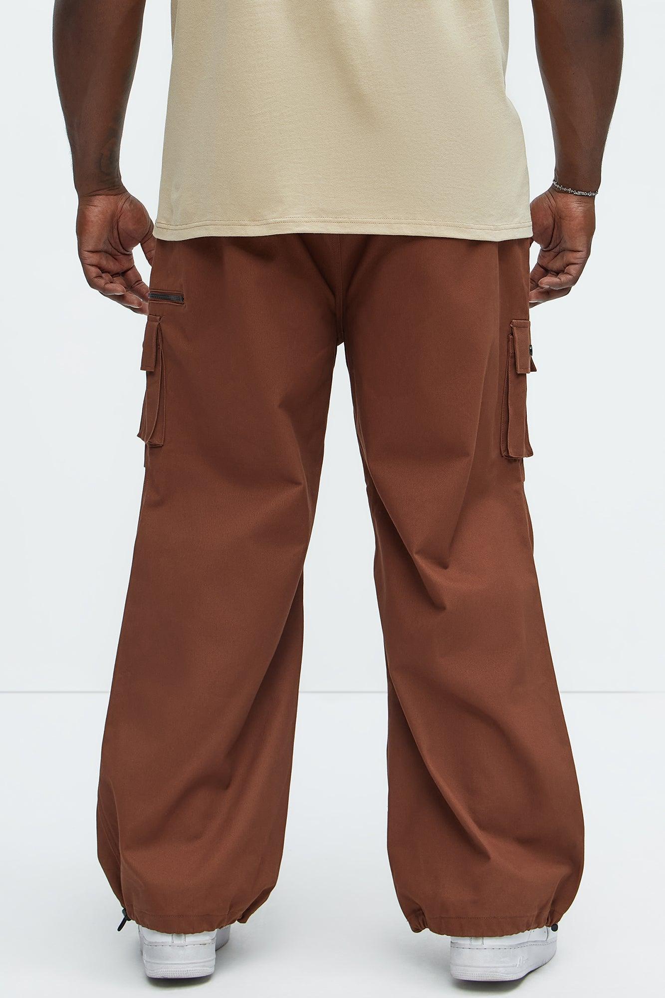 Practicable Baggy Utility Pants - Brown Product Image