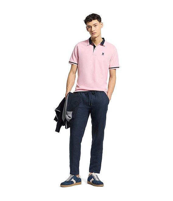 Psycho Bunny Newman Pique Short Sleeve Polo Shirt Product Image