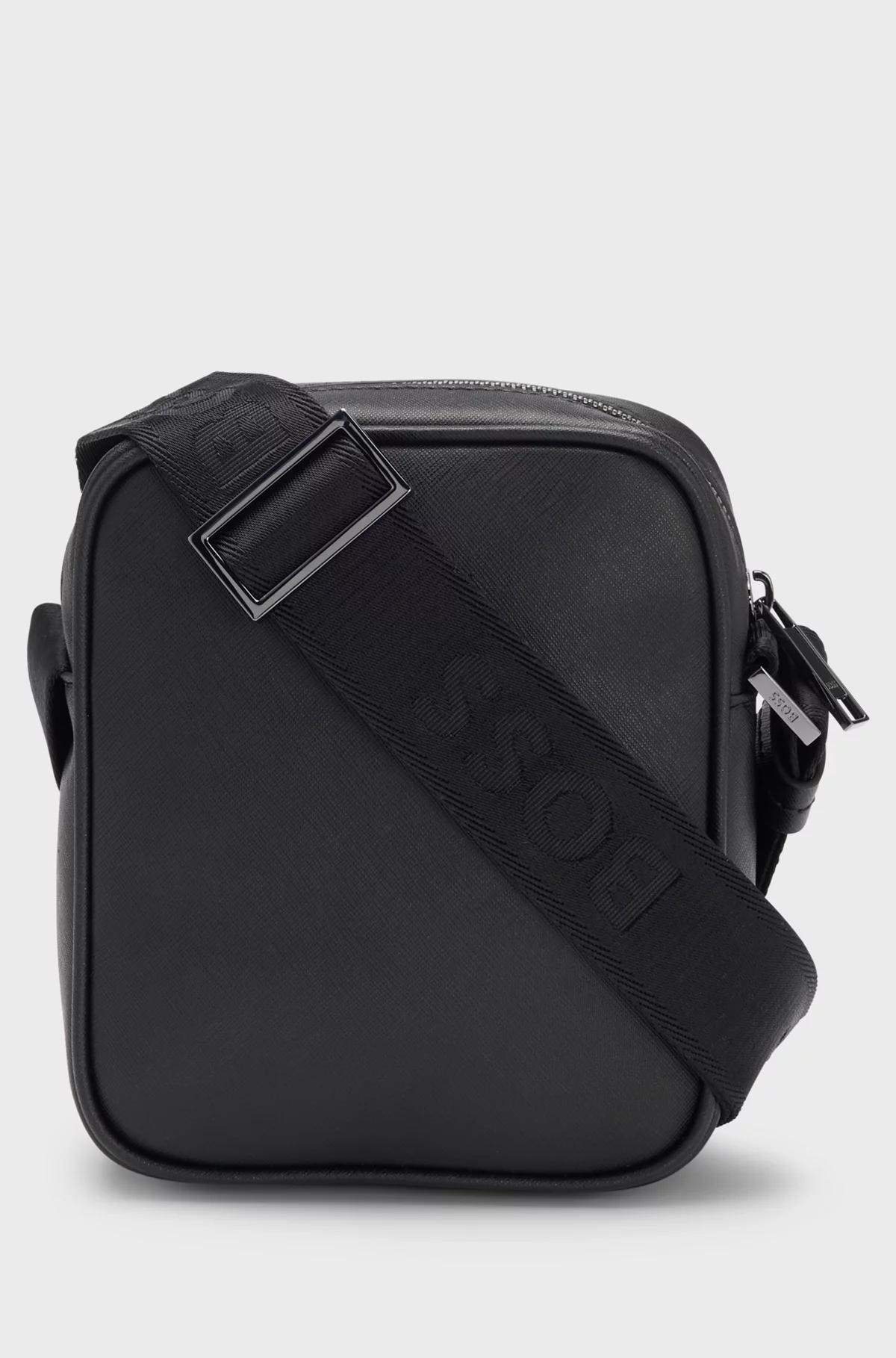 Boss Reporter Bag with Monogram-Patterned Front Pockert Product Image