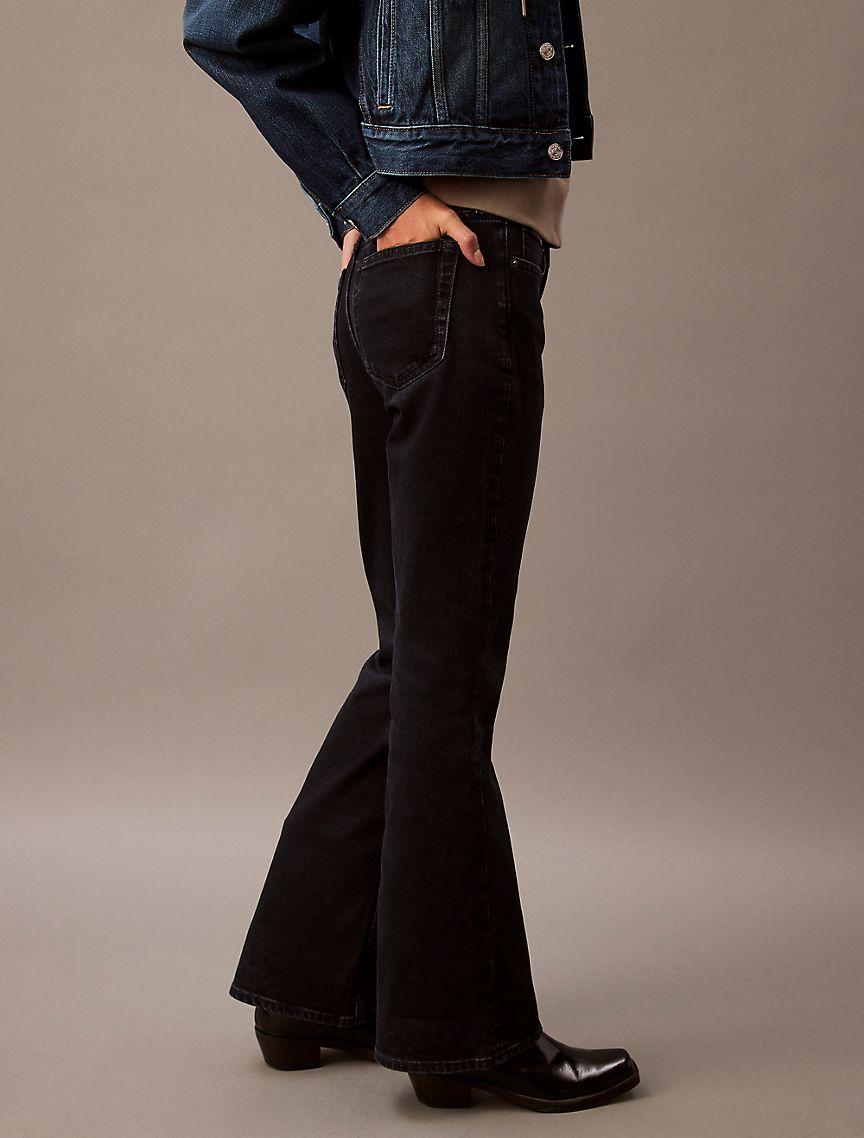 Mid Rise Flared Fit Jeans Product Image