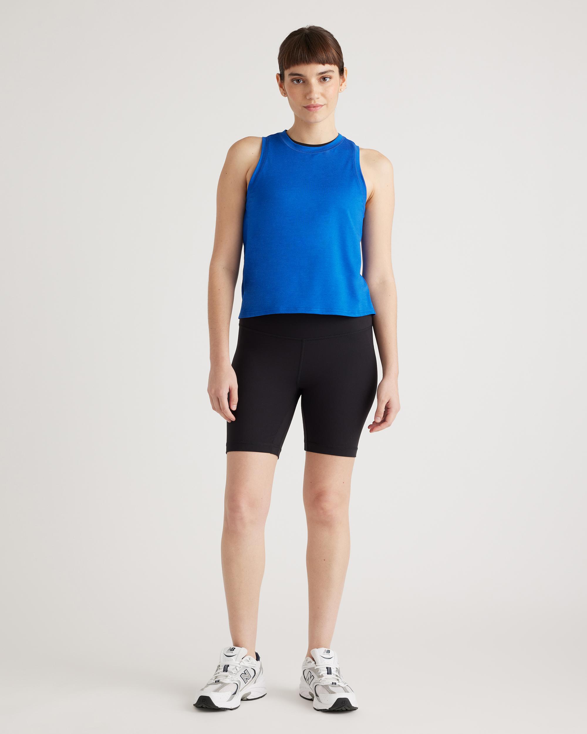 Quince | Women's Flowknit Breeze High-Neck Tank Top Size XS, 100% Polyester Product Image