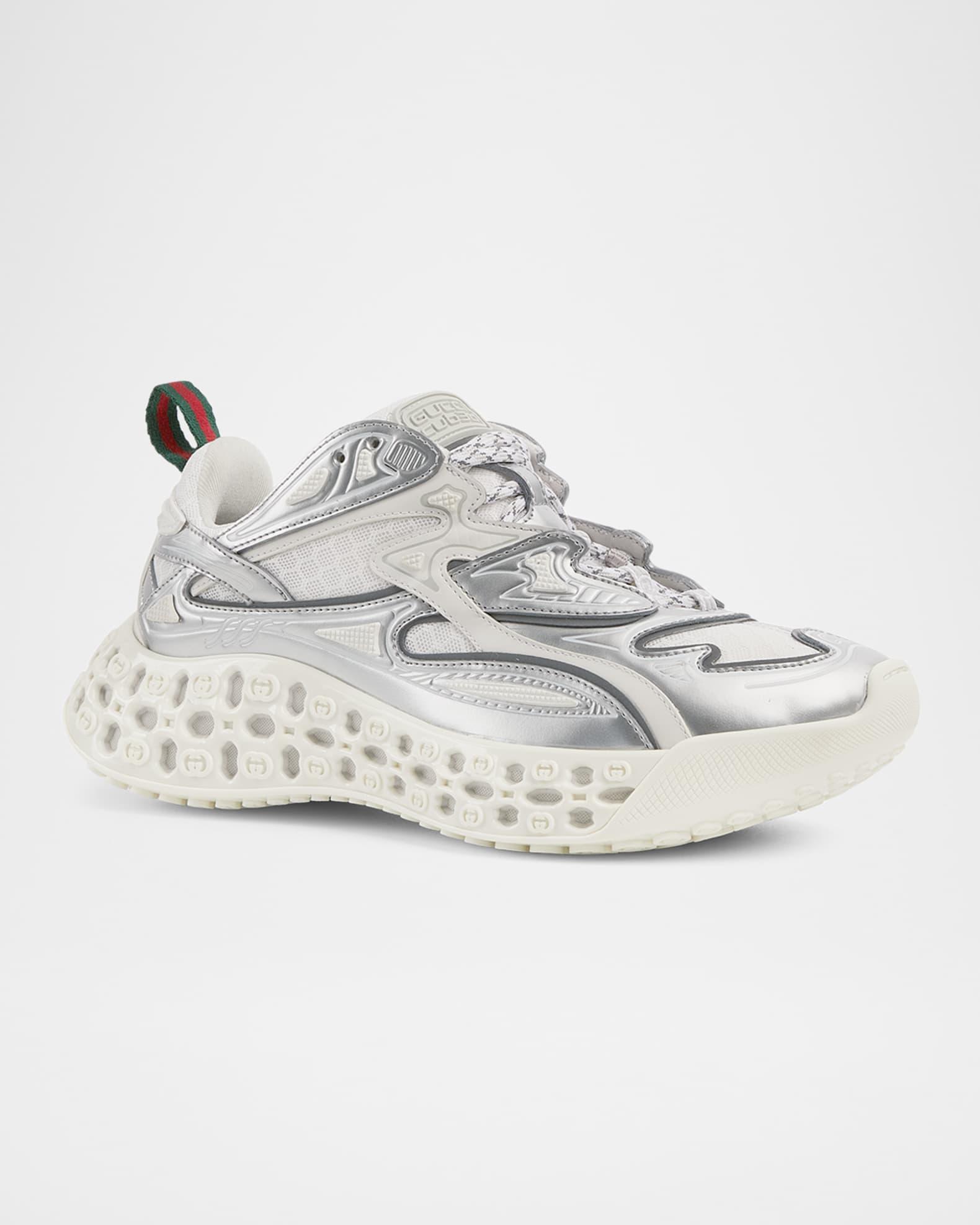 GG cub3d Matte Demetra and Mesh Runner Sneakers Product Image