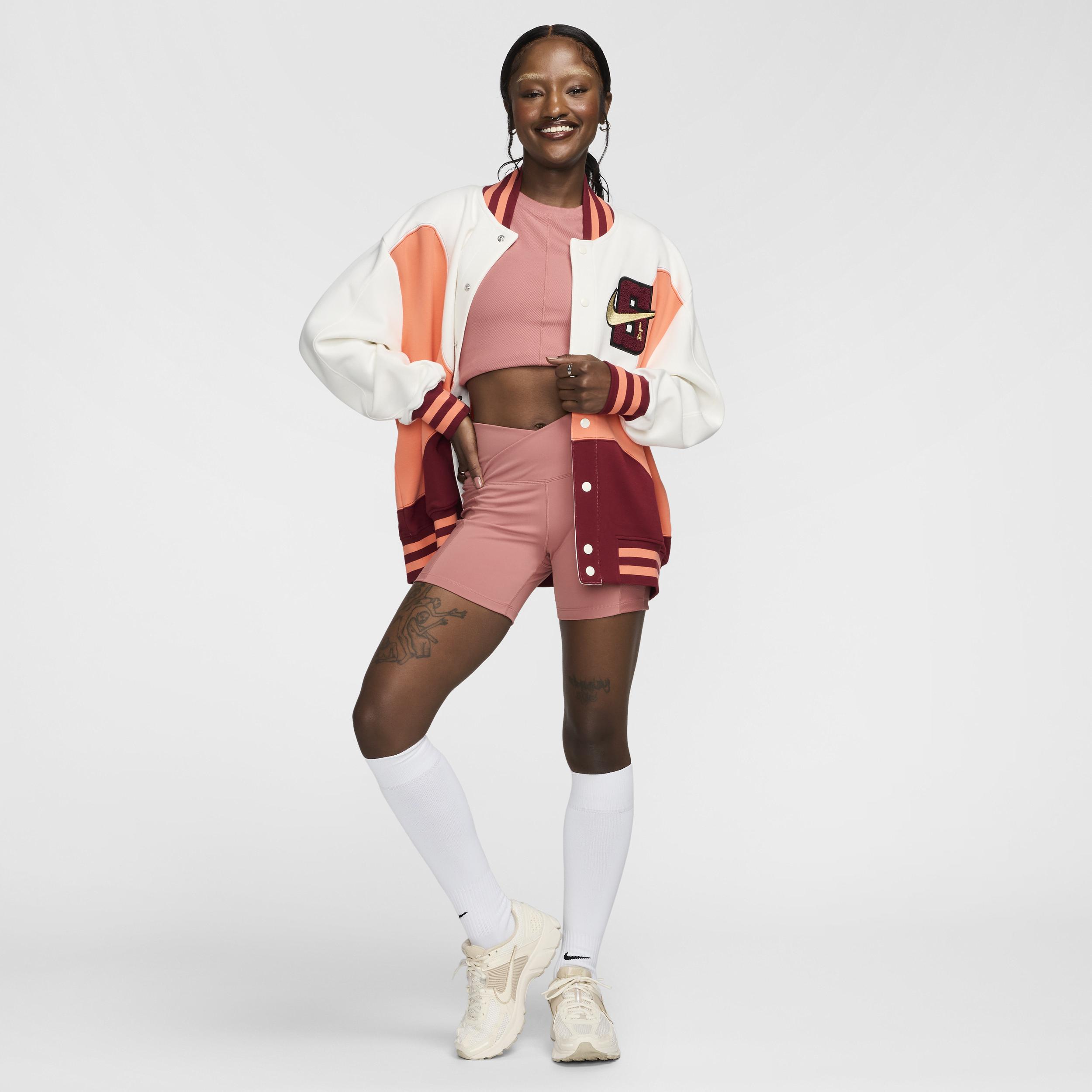 Nike Women's One Wrap High-Waisted 5" Biker Shorts Product Image