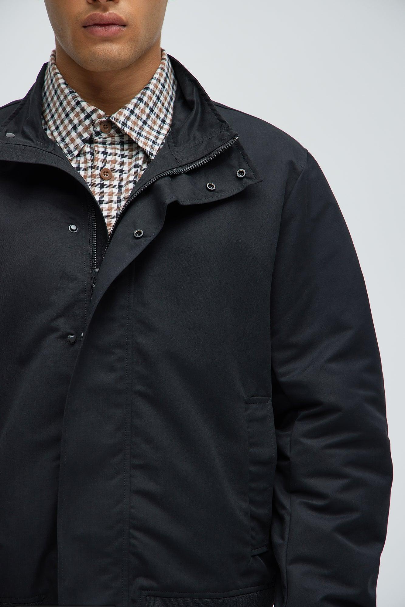 Quite Unique Service Station Jacket - Black Product Image