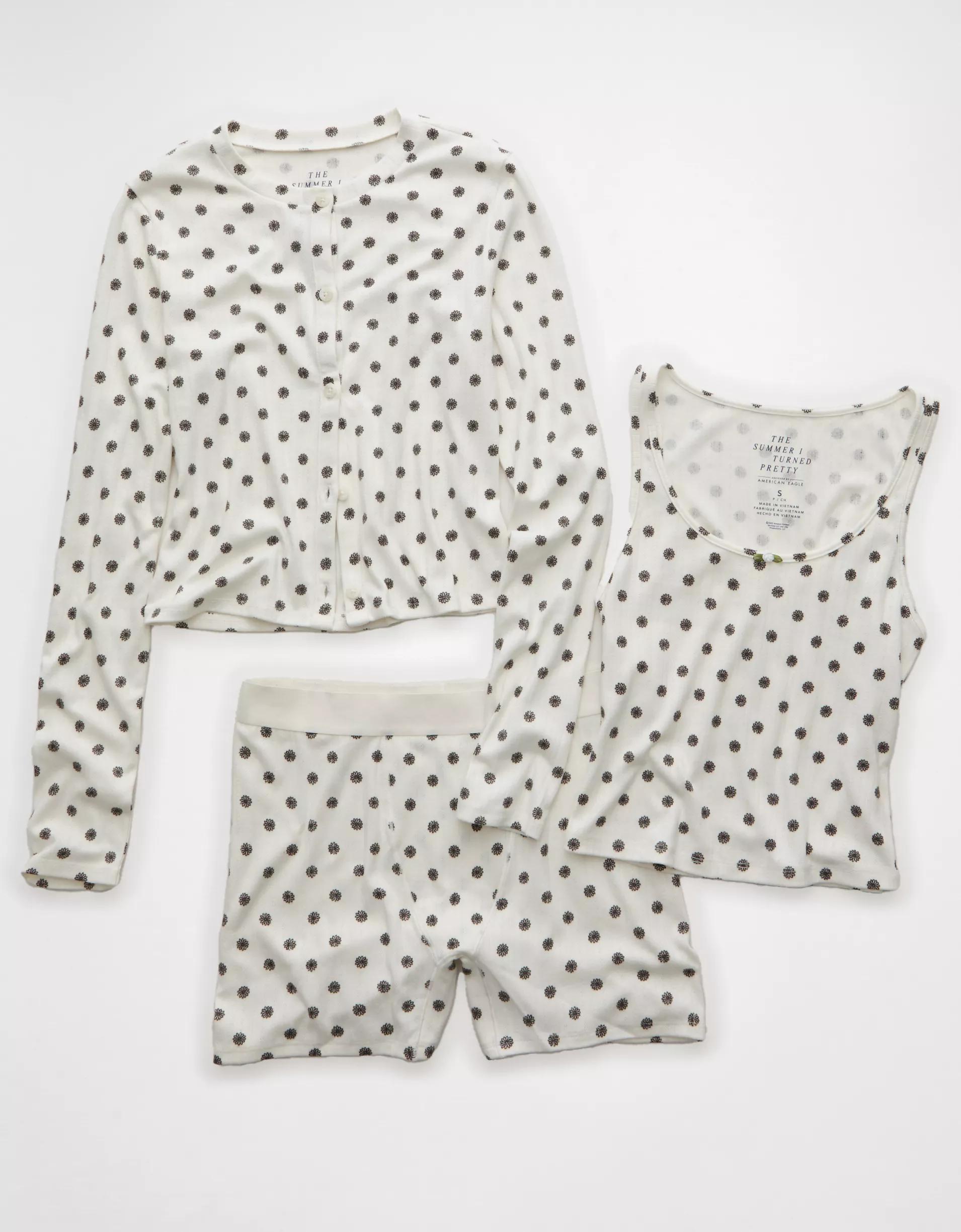 AE x The Summer I Turned Pretty Pointelle 3-Piece PJ Set Product Image