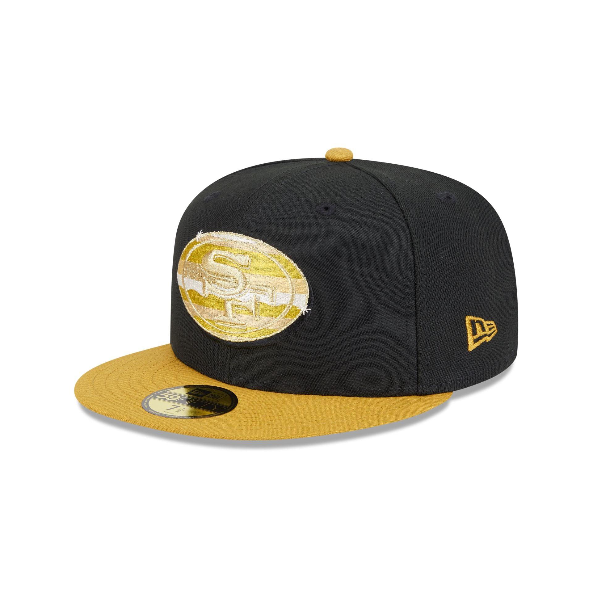 San Francisco 49ers Metallic Gold Logo 59FIFTY Fitted Hat Male Product Image
