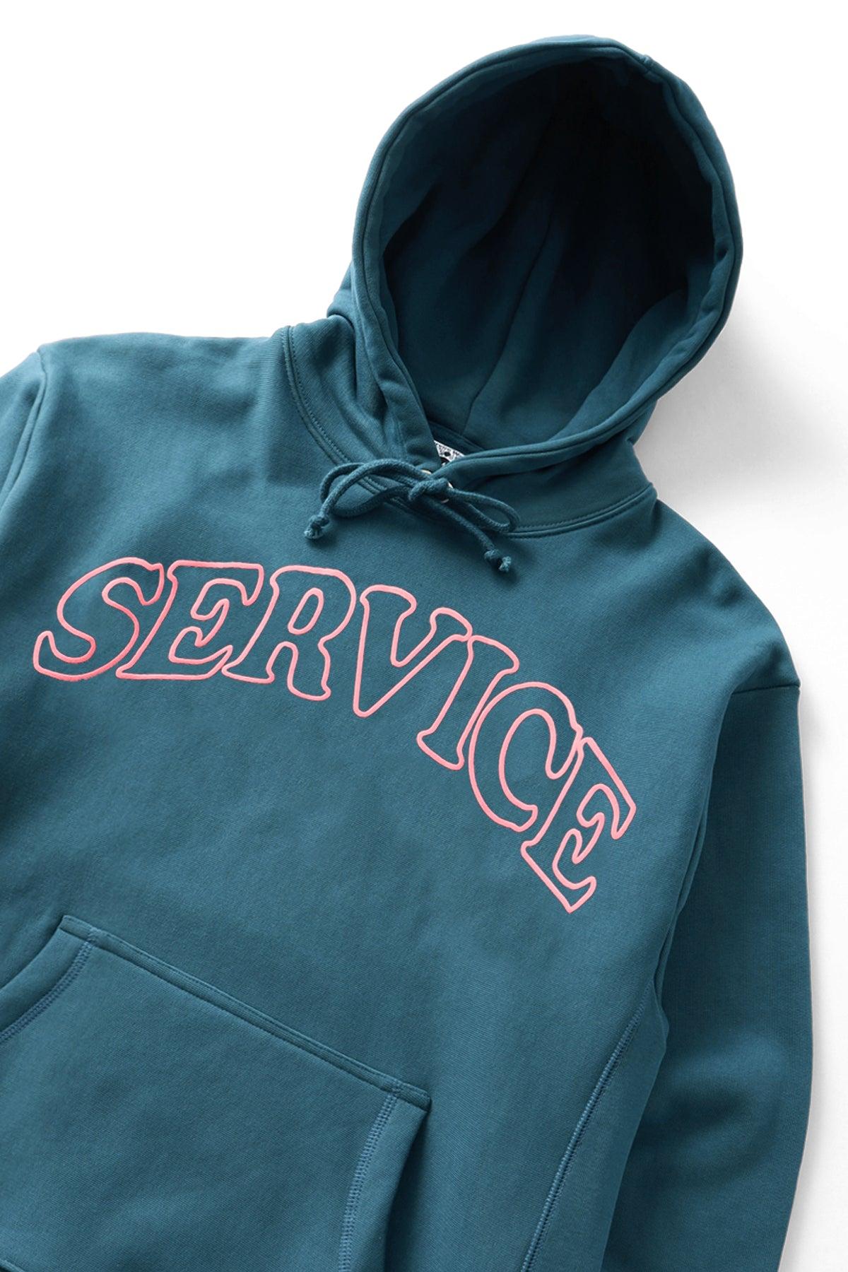 Arch Logo Hoodie - Petrol Product Image
