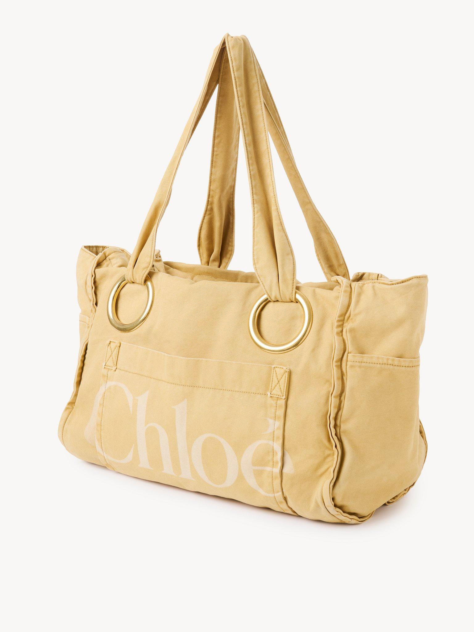 Large Chloé Plage tote bag in cotton Product Image