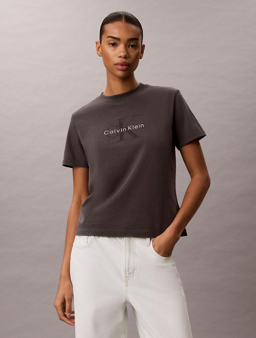 Acid Wash Monologo Tee Product Image