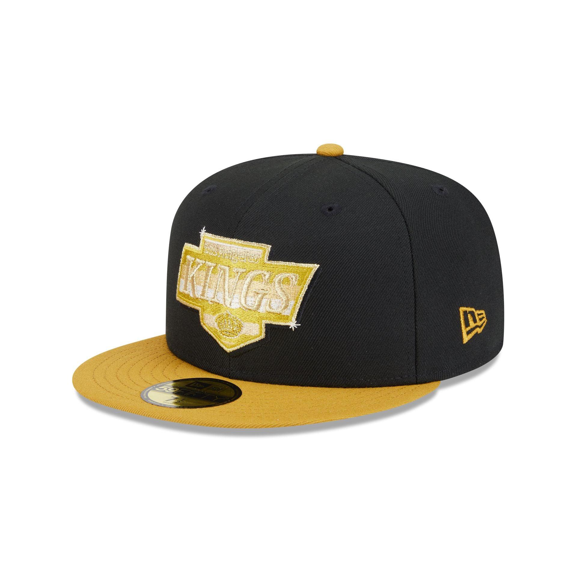 Los Angeles Kings Metallic Gold Logo 59FIFTY Fitted Hat Male Product Image