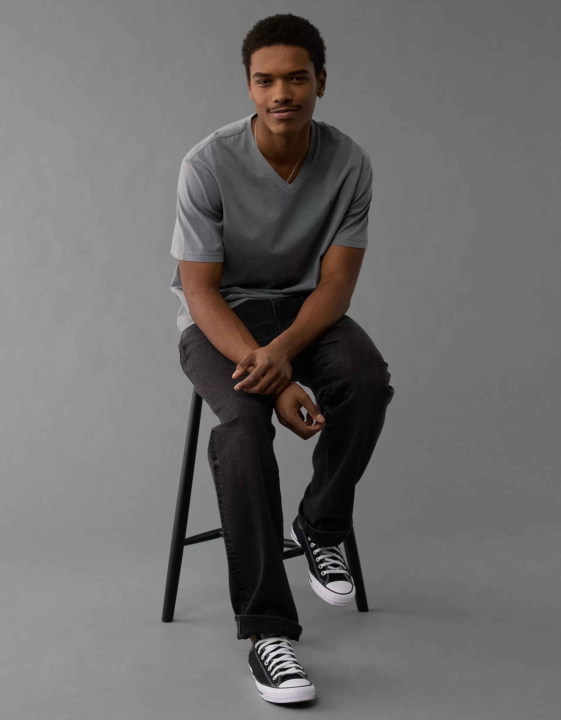 AE Lived-In V-Neck T-Shirt Product Image