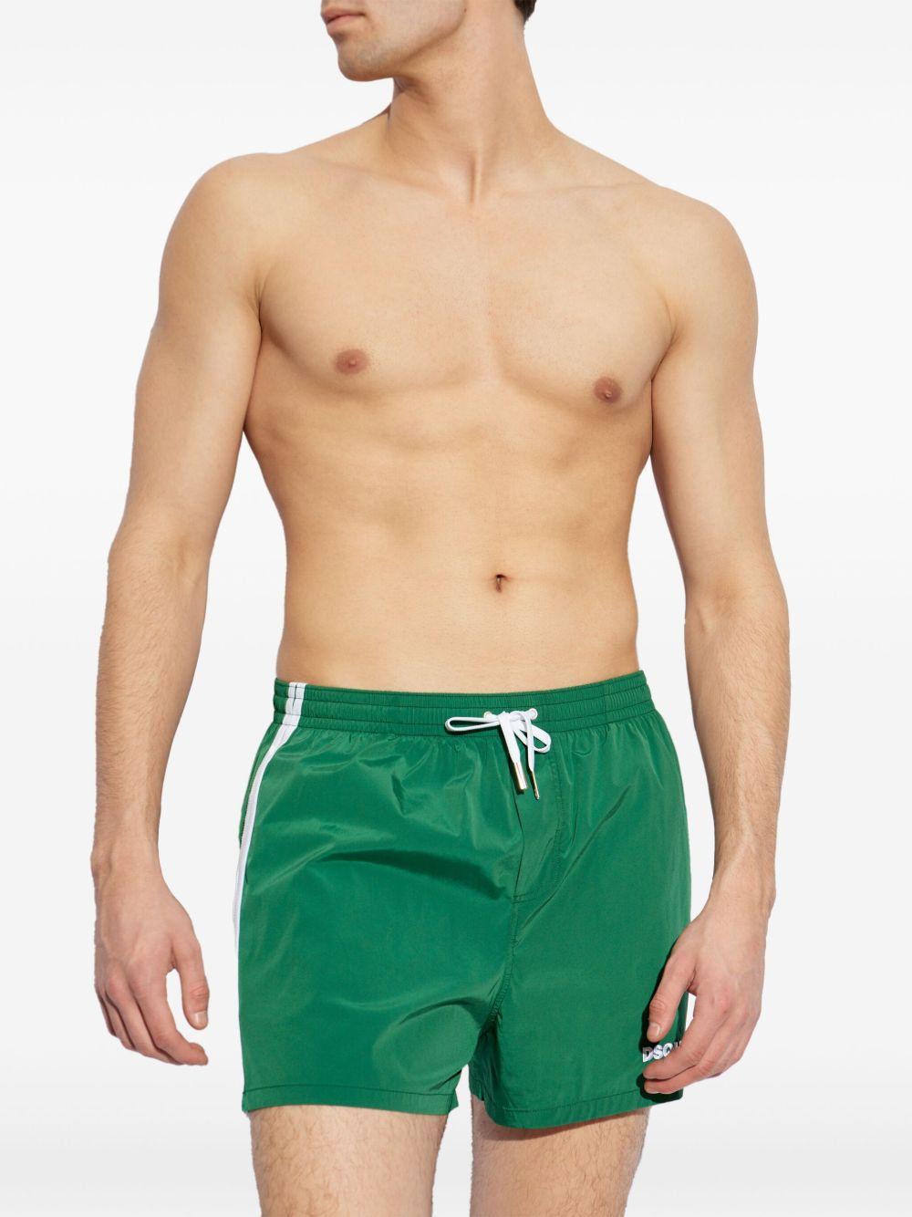 embroidered logo swim trunks Product Image