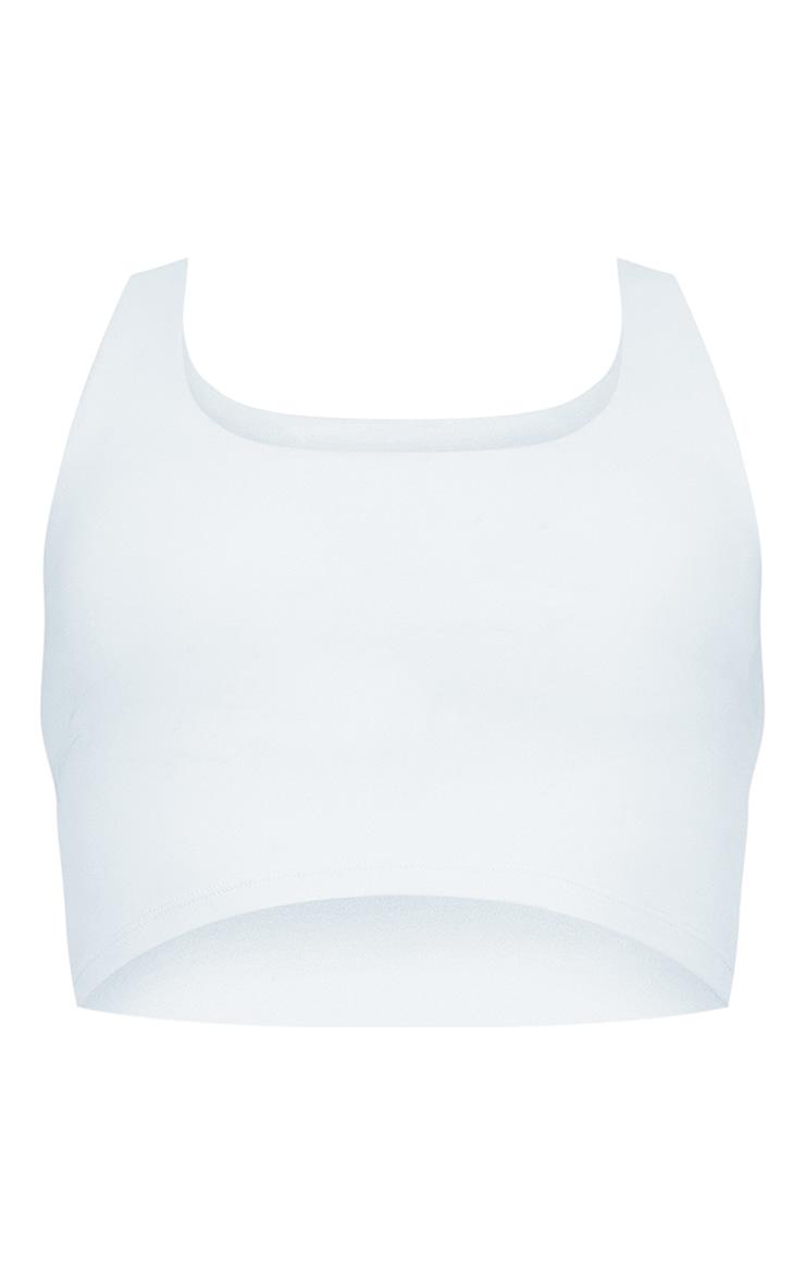 Light Blue Ultimate Sculpt Double Layer Padded Sports Bra Product Image