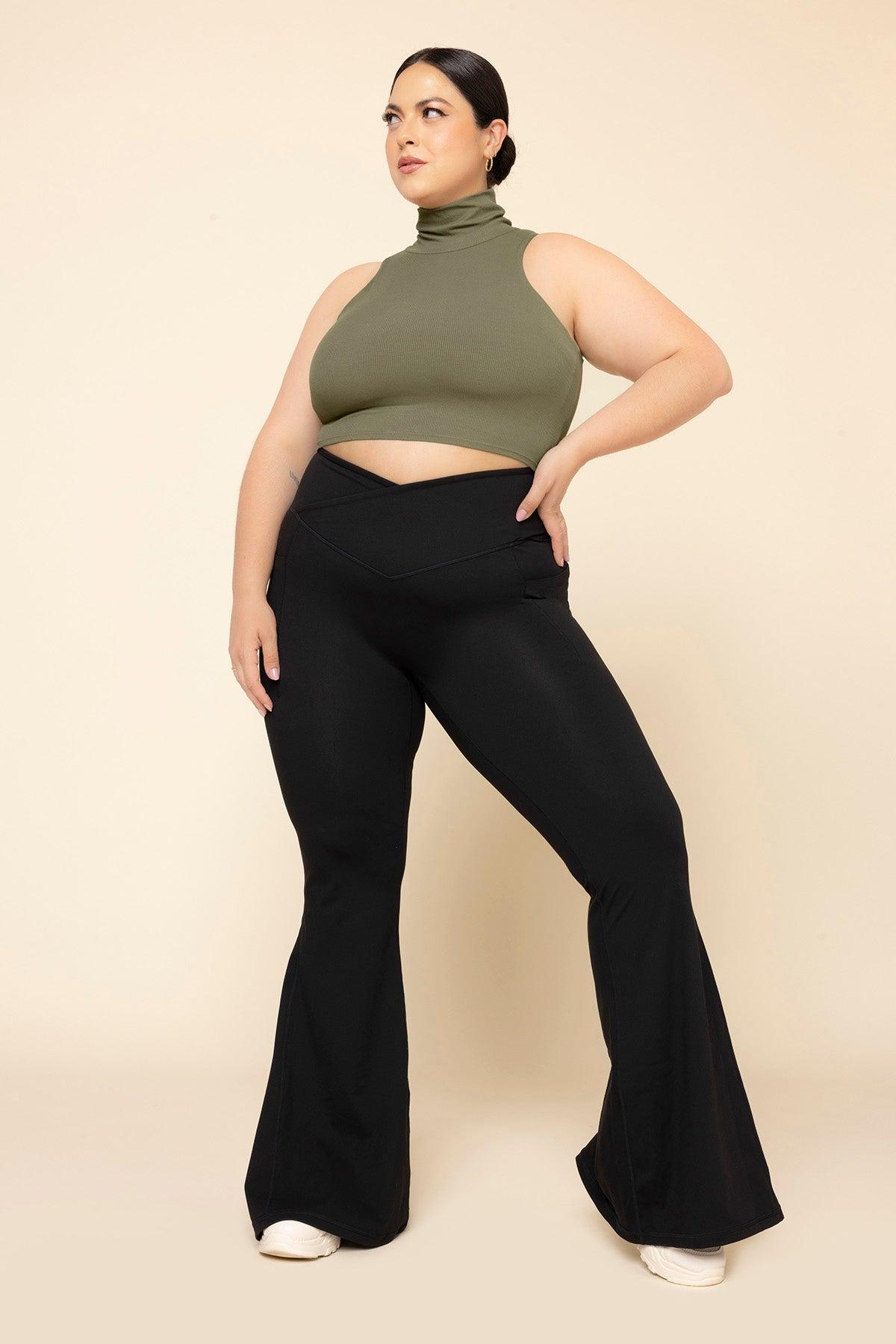 I Feel Cute Crop Top - Burnt Olive Product Image