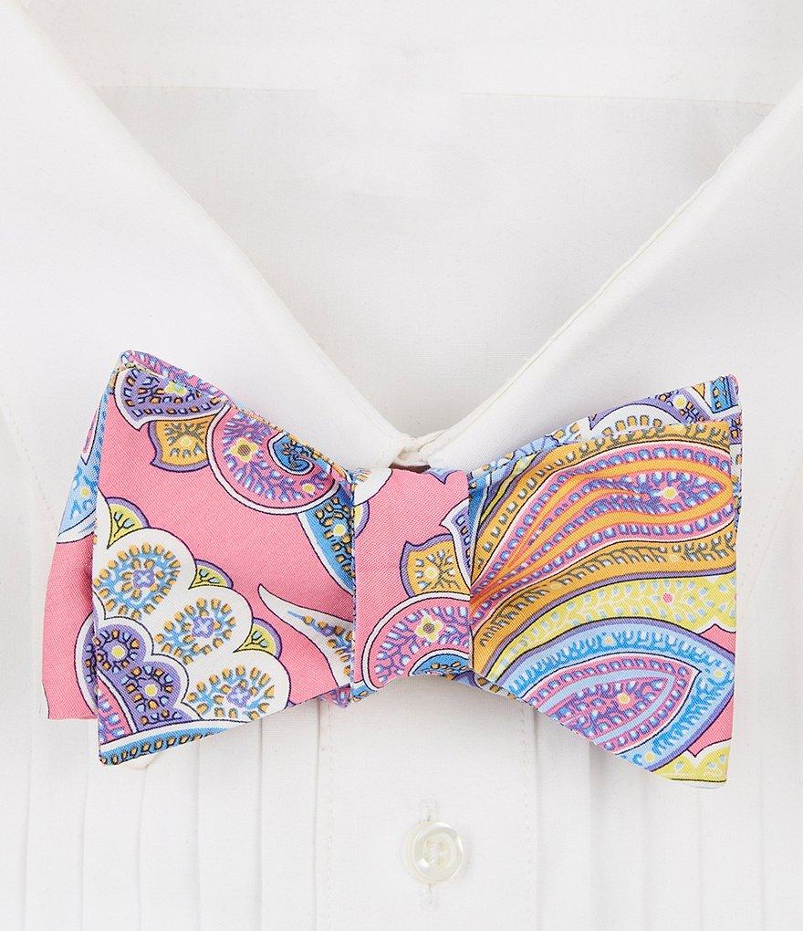 Cremieux Kaline Paisley Cotton Bow Tie Product Image