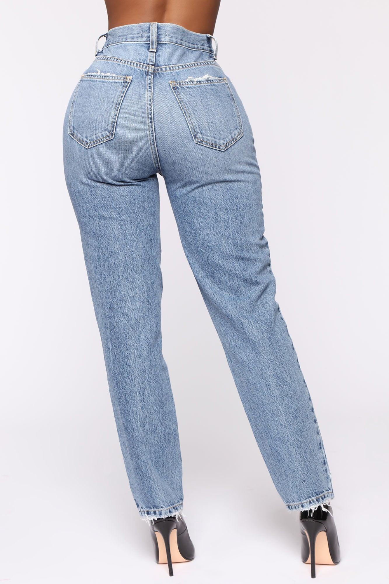 Very Special High Rise Mom Jeans - Medium Wash Product Image