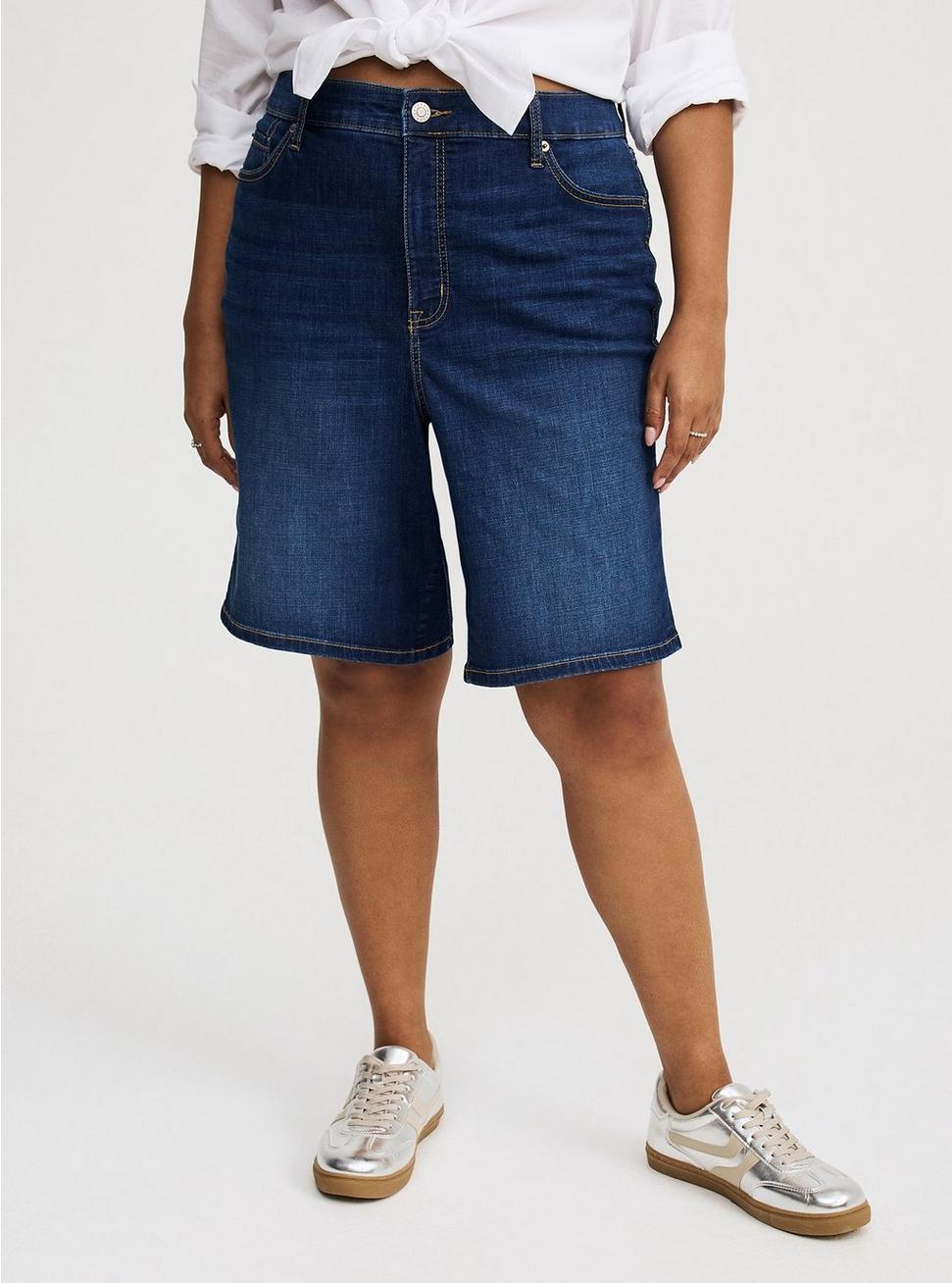 Perfect High-Rise Bermuda Jean Short Product Image